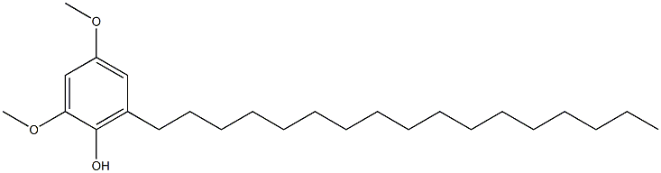 2,4-dimethoxy-6-heptadecylphenol Struktur