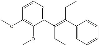 Dimethoxydiethylstilbene Struktur