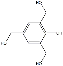 2,4,6-TRI(HYDROXYMETHYL)PHENOL Struktur