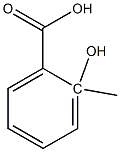 2-METHYL-2-HYDROXYBENZOICACID Struktur