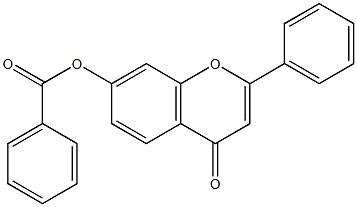 7-BENZOYLOXYFLAVONE Struktur