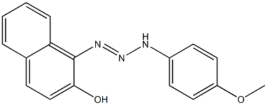 ANISIDINE-AZO-BETA-NAPHTHOL Struktur