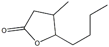 4-HYDROXY-3-METHYLOCTANOICACIDGAMMA-LACTONE Struktur