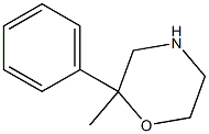 METHYLPHENYLMORPHOLINE Struktur