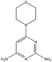 2,4-DIAMINO-6-MORPHOLINOPYRIMIDINE Struktur