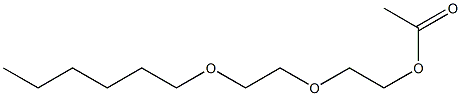 DIETHYLENEGLYCOLMONOHEXYLETHERACETATE Struktur