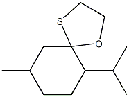 (-)-MENTHONEETHYLENETHIOKETAL Struktur