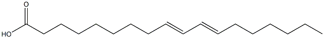 TRANS-9,TRANS-11-OCTADECADIENOICACID Struktur