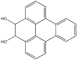 BENZO[E]PYRENE,4,5-DIHYDRO-4,5-DIHYDROXY- Struktur