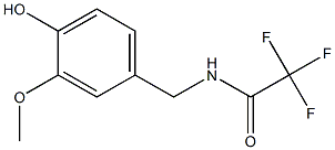 N-VANILLYLTRIFLUOROACETAMIDE Struktur