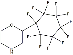 PERFLUOROCYCLOHEXYLMORPHOLINE Struktur