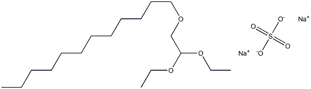 SODIUMDODECYLDIETHOXYETHYLETHERSULPHATE Struktur