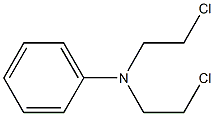 N,N-DI-(BETA-CHLOROETHYL)ANILINE Struktur