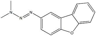 2-(3,3-DIMETHYL-1-TRIAZENO)DIBENZOFURAN Struktur