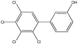 2',3',4',5'-TETRACHLORO-3-HYDROXYBIPHENYL Struktur