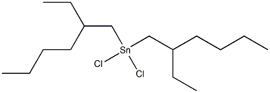 BIS-2-ETHYLHEXYLTINDICHLORIDE Struktur