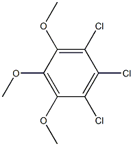 TRIMETHOXYTRICHLOROBENZENE Struktur