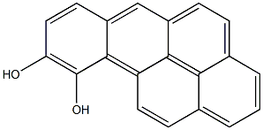 9,10-DIHYDROXYBENZOPYRENE Struktur