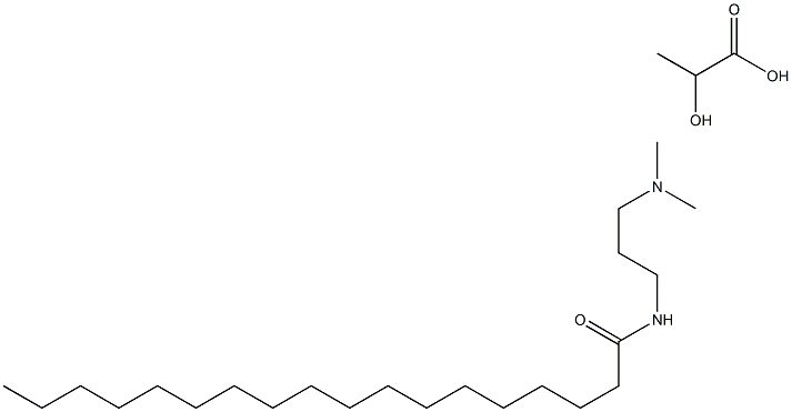 (3-STEARAMIDOPROPYL)DIMETHYLAMINELACTATE Struktur