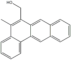 HYDROXYMETHYL-METHYLBENZANTHRACENE Struktur