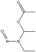 N-NITROSO-N-(ALPHA-ACETOXY)ETHYL-N-ETHYLAMINE Struktur