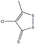 4-CHLORO-5-METHYL-3H-1,2-DITHIOLE-3-THIONE Struktur