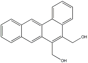 DIHYDROXYMETHYLBENZANTHRACENE Struktur