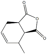 CIS-3-METHYLCYCLOHEX-4-ENE-1,2-DICARBOXYLICANHYDRIDE Struktur