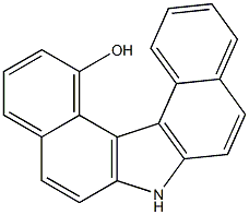 13-HYDROXYDIBENZO(C,G)CARBAZOLE Struktur