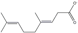 TETRAHYDROGERANYLFORMATE Struktur