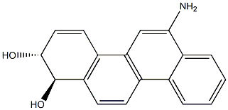 TRANS-1,2-DIHYDROXY-1,2-DIHYDRO-6-AMINOCHRYSENE Struktur