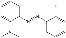 2'-FLUORODIMETHYLAMINOAZOBENZENE Struktur