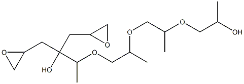 DIGLYCIDYLETHEROFTETRAPROPYLENEGLYCOL Struktur