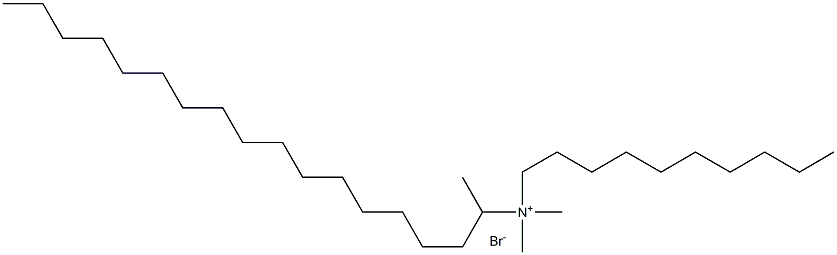 CETYLDECEYLDIMETHYLETHYLAMMONIUMBROMIDE Struktur