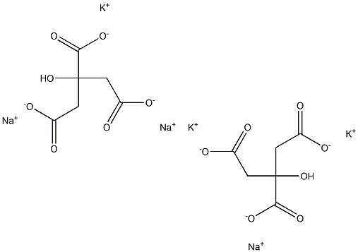 SODIUMPOTASSIUMCITRATE Struktur