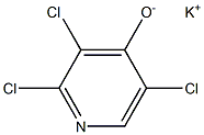 2,3,5-TRICHLORO-4-PYRIDINOL,POTASSIUMSALT Struktur