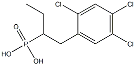 ETHYL2,4,5-TRICHLOROPHENYLETHYLPHOSPHONATE Struktur