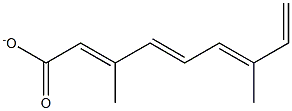 3,7-DIMETHYL-2,4,6,8-NONATETRAENOATE Struktur