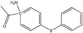 4-ACETYL-4-AMINODIPHENYLTHIOETHER Struktur