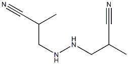 HYDRAZODIISOBUTYRONITRILE Struktur