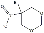 META-DIOXANE,5-BROMO-5-NITRO- Struktur