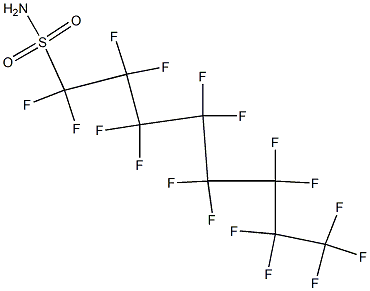 PERFLUOROOCTANESULFONYLAMIDE Struktur