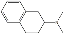 2-DIMETHYLAMINO-1,2,3,4-TETRAHYDRONAPHTHALENE Struktur