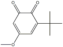 5-METHOXY-3-TERT-BUTYL-1,2-BENZOQUINONE Struktur