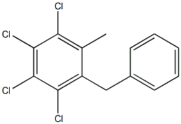 TETRACHLOROBENZYLTOLUENE Struktur