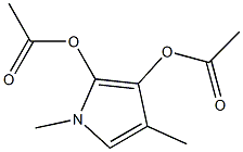 2,3-BISACETOXYMETHYL-1-METHYLPYRROLE Struktur