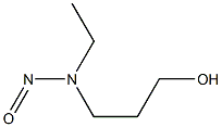 PROPANOL,3-(ETHYLNITROSOAMINO)- Struktur