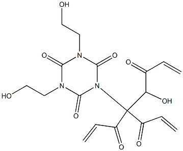 TRIACRYL-(TRIS-2-HYDROXYETHYL)-ISOCYANURATE Struktur