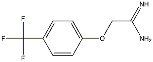 2-(4-TRIFLUOROMETHYLPHENOXY)ACETAMIDINE Struktur