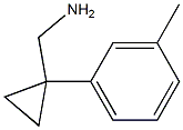 (1-m-Tolyl-cyclopropyl)methylamine Struktur